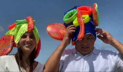 La Consejera para las regiones, Karen Abudinen, y el Ministro de Hacienda, Alberto Carrasquilla.