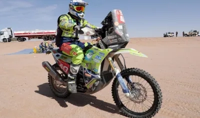 El piloto de motos holandés Edwin Straver.