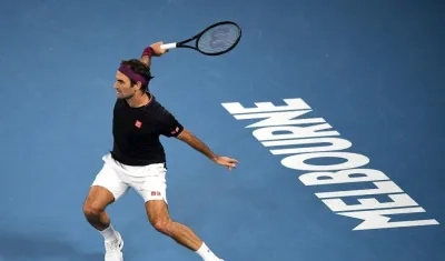 Roger Federer, tenista suizo. 