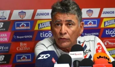 El asistente técnico de Junior, Luis Grau.