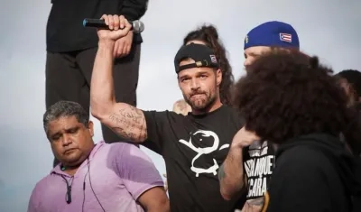 El cantante Ricky Martin.