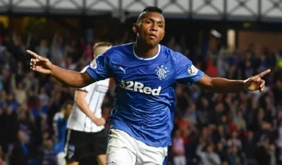 El delantero colombiano Alfredo Morelos.