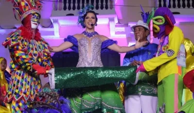 La reina del Carnaval de Soledad 2020, Milena Vidal Donado.