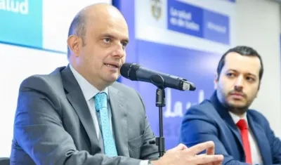 Iván González, ministro encargado de Salud.