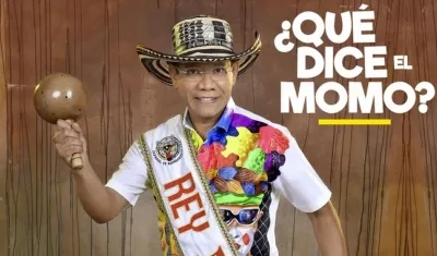 Alcides Romero, Rey Momo del Carnaval de Barranquilla 2020.