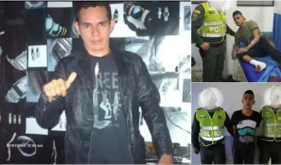 Eliécer Figueroa Ortega, foto izquierda, fue asesinado. En las otras dos fotos, los capturados.