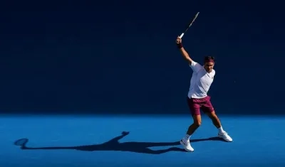 Roger Federer, tenista suizo. 
