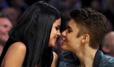 Selena Gomez y Justin Bieber.