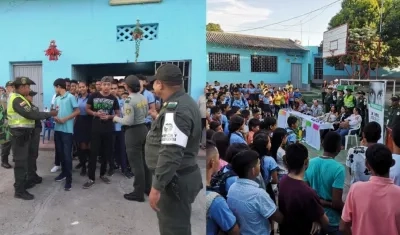 Charla realizada por la Policía.