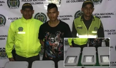 Johan Farid Mazenett Reales, alias 'El lindo'.