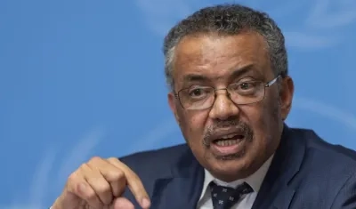 El director general de la OMS, Tedros Adhanom Ghebreyesus.
