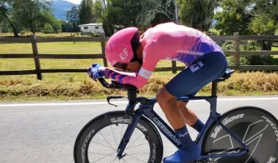 Daniel Felipe Martínez, ciclista del EF. 