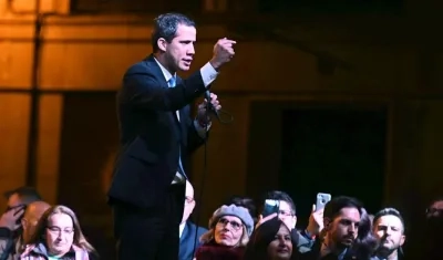 El líder opositor venezolano Juan Guaidó.