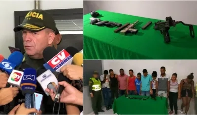 General Ricardo Alarcón se refirió a las capturas de las 10 personas.