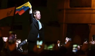 El líder opositor Juan Guaidó.