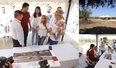 Elsa Noguera, Rodolfo Ucrós y Alma Solano.