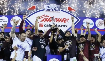 Tomateros de Culiacán, campeones de México. 