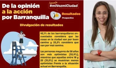 Katty Diartt  Pombo, directora de Barranquilla Cómo Vamos.
