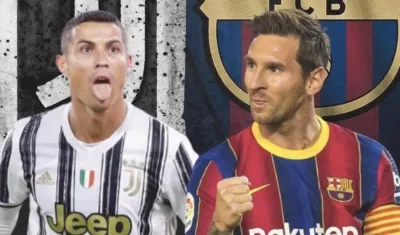 Cristiano Ronaldo y Lionel Messi. 