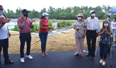 Entrega oficial de la obra.