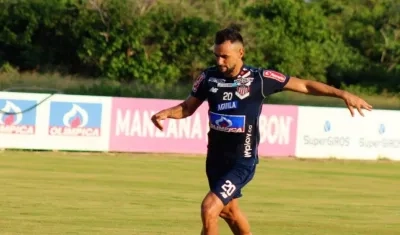 Marlon Piedrahíta, jugador de Junior. 