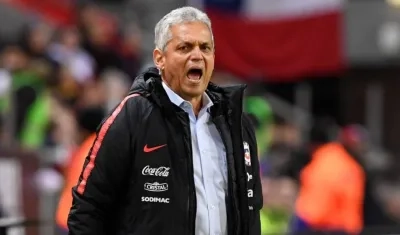 Reinaldo Rueda, técnico colombiano de la Selección Chile. 