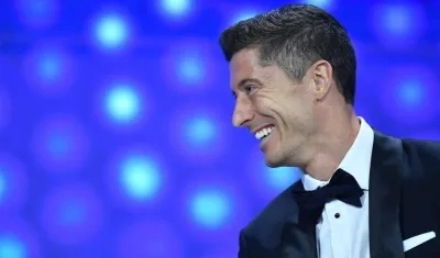 Robert Lewandowski, delantero polaco. 