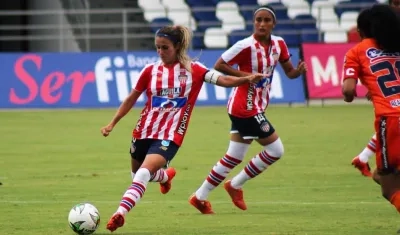 Daniela Montoya, capitana de Junior. 