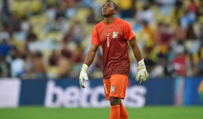 Wuilker Fariñez, arquero de Venezuela. 