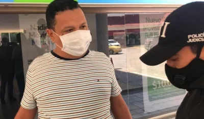 Fabián Andrés Gámez Daza, capturado en Barranquilla.