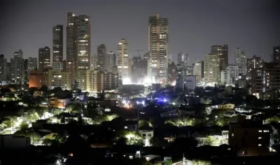 Panorámica de la ciudad de Barranquilla. 