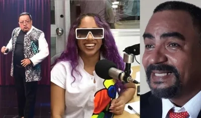 Compae Lencho, Liz Dany Campo y Moisés Imitola, presentes en la jornada.