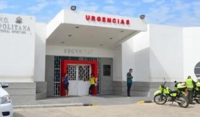 El herido fue atendido en primera instancia en el Camino Santa María. 