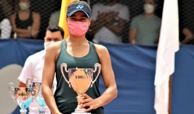 María Fernanda Herazo, tenista barranquillera. 