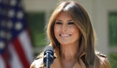 La primera dama de Estados Unidos, Melania Trump