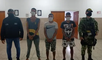 Lázaro Ortega Suárez, de 24 años, Cristian Andrés Gerónimo, de 23 años y Luis Carlos López Camargo, de 26 años