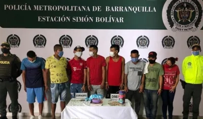 Las capturas se lograron en el sector 'El milagro', en el barrio La Chinita.