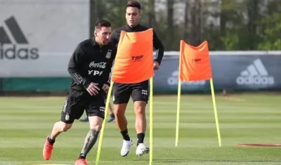 Lionel Messi, delantero argentino. 