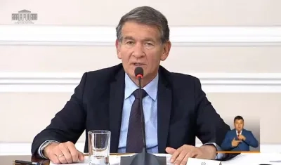 Ministro de Trabajo, Ángel Custodio Cabrera.