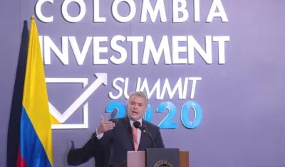 Iván Duque, presidente de Colombia.