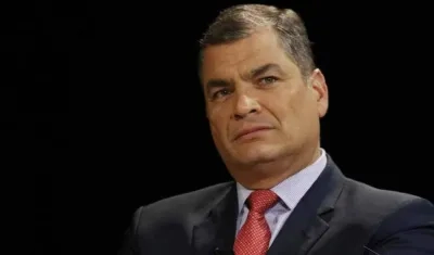  Rafael Correa, expresidente de Ecuador.