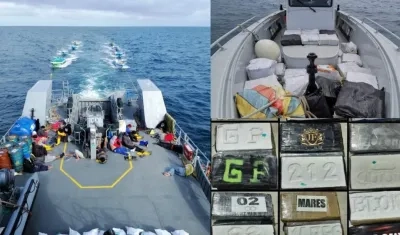 Imágenes de los operativos realizado por la Armada Nacional.