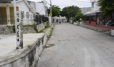 Calle 52 con carrera 19C, donde ocurrieron los hechos. 