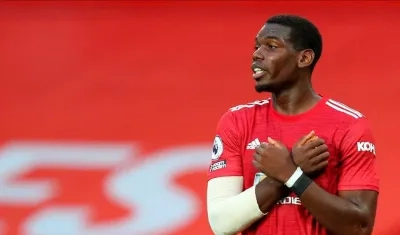 Paul Pogba, volante francés. 