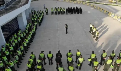 Dispositivo de seguridad para el partido. 