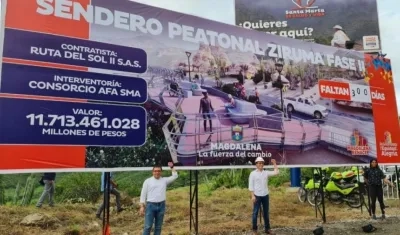 El pasado martes 6 de octubre fue inaugurada la obra sin previa socialización.