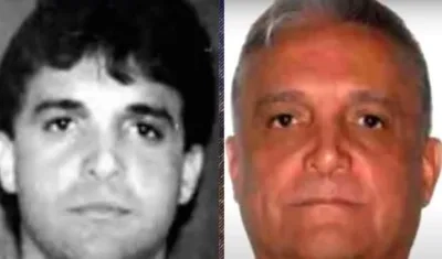 Jaime Saade en 1994 y una foto actual en el 2020. 