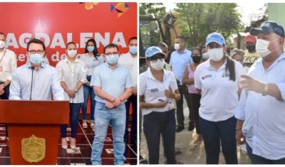 Carlos Caicedo (izquierda) y Luis Tete Samper.