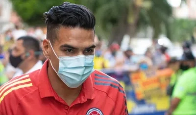 Falcao García, capitán de Colombia.