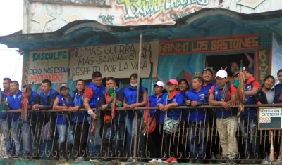 La Guardia indígena del Cauca fue galardonada por su protección de las comunidades y de sus derechos.